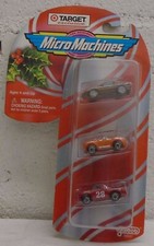 Micro Machines Marrone Auto Set 3 Confezioni Bersaglio Natale Esclusivo Candy Cane MOC