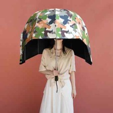 Outdoor Helmet Umbrella, Hat Shape, Rain Hat
