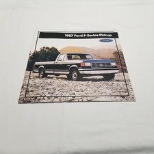 Original 1987 Ford Truck F-Series Pickup Dealer Showroom Sales Brochure Catalog
