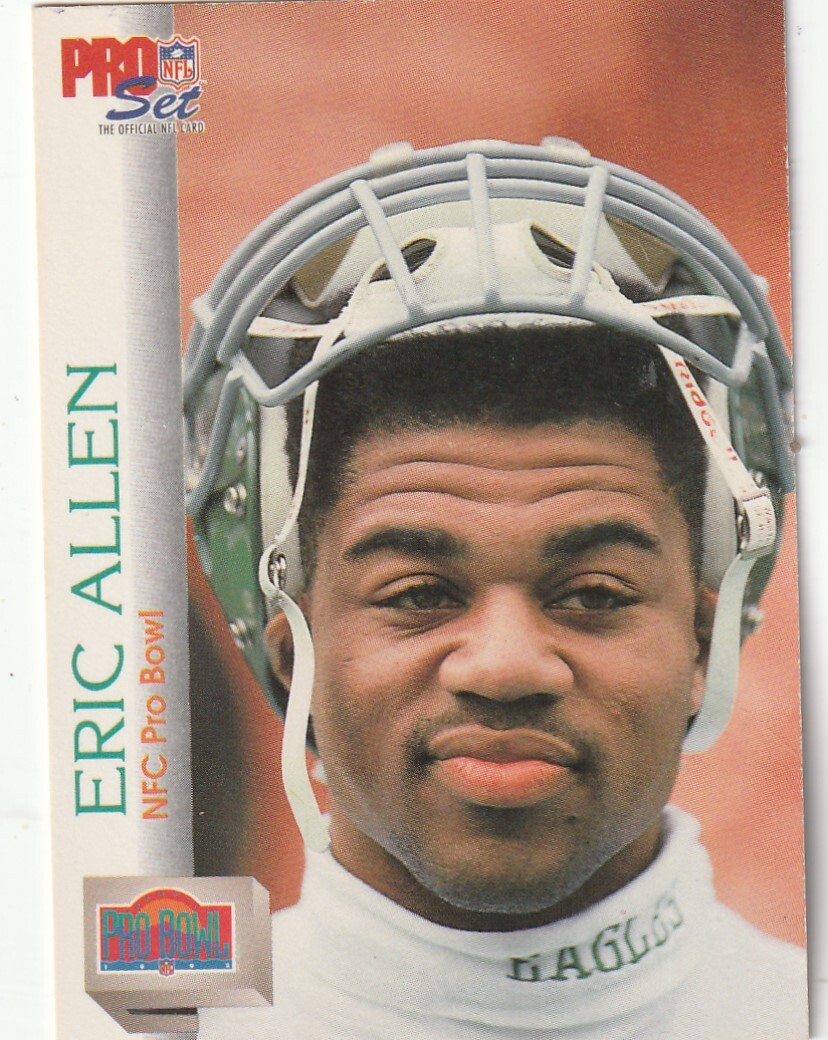 FREE SHIPPING-MINT-1992 Pro Set Eric Allen #402 PLUS BONUS CARDS
