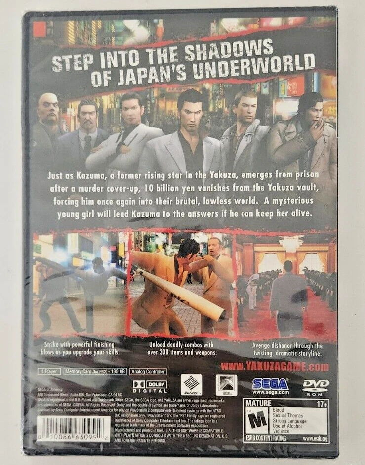 Yakuza & Yakuza 2 PS2 Brand New Game Bundle (2006 Action /Adventure RPG) - Image 3 of 4