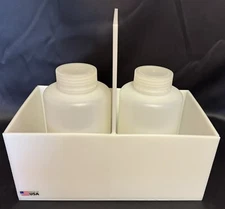 DYNALON 165044 2-COMPARTMENT LAB 2000ML BOTTLE CARRIER WITH 2 2000ML BOTTLES