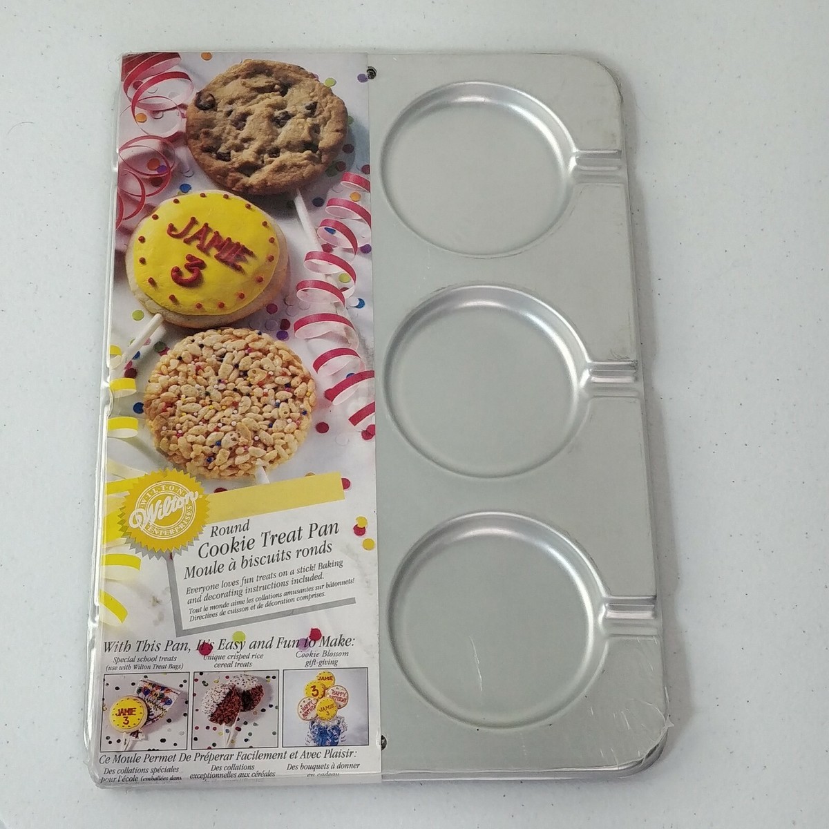Wilton Round Cookie Treat Aluminum Tray NEW | eBay