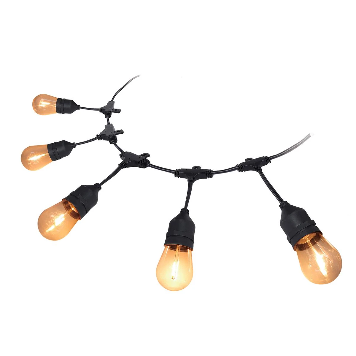 Honeywell 12 LED Indoor Outdoor String Lights 6 E26 Filament