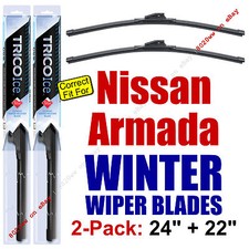 WINTER Wipers 2pk Super-Premium fit 2005-2015 Nissan Armada - 35240/220