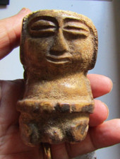 Pre-Columbian carved statue, authentic, San Agustin Colombia @ VI ad
