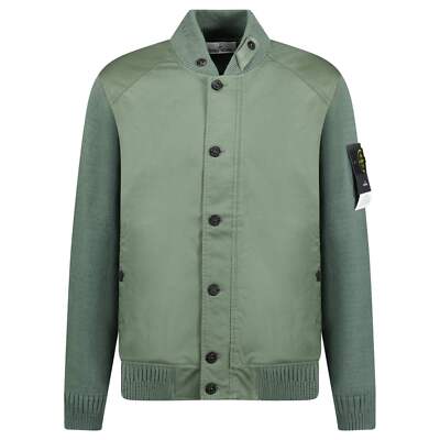Stone Island Bio Raso Bomber Jacket Green UK