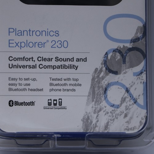 Plantronics Explorer 230 Bluetooth Earhook Headset New Sealed - Picture 4 of 9