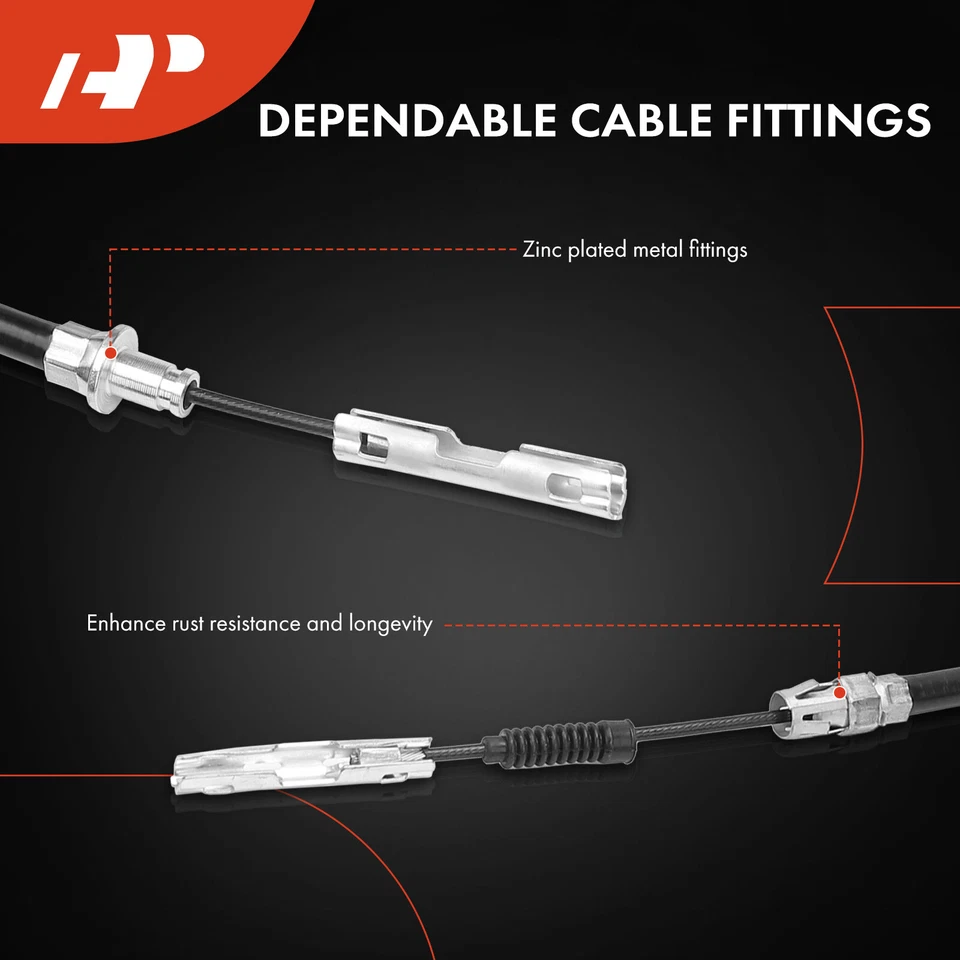 Parking Brake Cable Intermediate for Buick LeSabre Cadillac DeVille Olds Aurora - Image 4 of 4