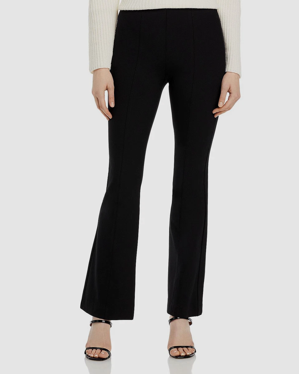 $327 Rag & Bone Women's Black Simone Mid-Rise Flare Dress Pants