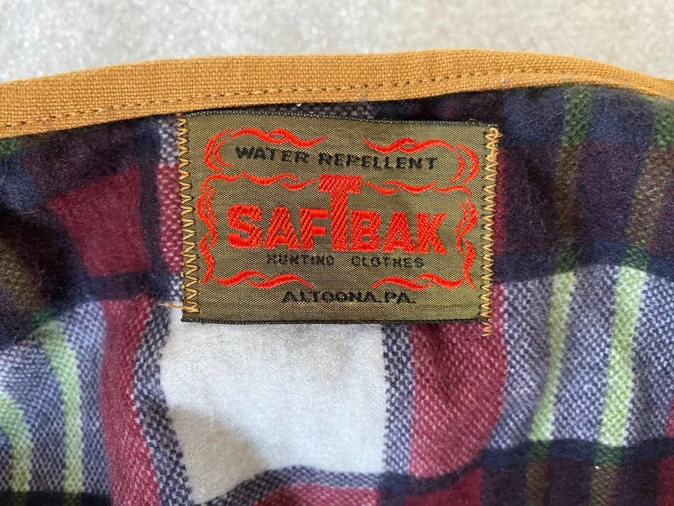 SafTbak Men's Medium Shooting Game Vest Canvas Water Repellent Detach Game Bag - Image 4 of 4