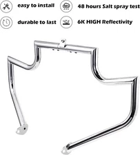 DETACHABLE ENGINE GUARD HIGHWAY CRASH BAR HARLEY TOURING ROAD KING 1.25" 98-08