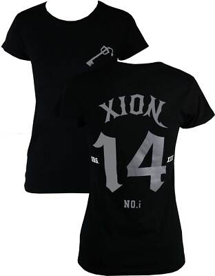 Kingdom Hearts Xion 14 Damen Schwarzes Shirt