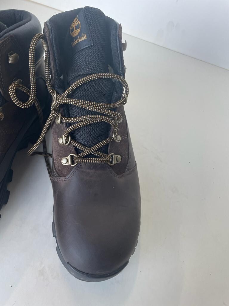 Timberland Mens Earthkeepers Black Leather Side Zip Ankle Boots 9820R Size :13 TIMBERLAND EARTHKEEPERS BROOK PARK ZIP BOOT - BLACK & BROWN  main image 4