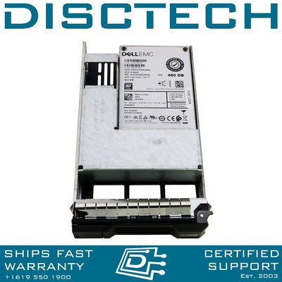 Dell Compellent RVND6 / 0RGW2V / RGW2V 480GB 3.5'' SAS 12Gbps SSD Kit 72CWN tray