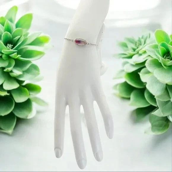 Серебряный браслет Kendra Scott Elaina Watercolor Illusion. - Изображение 3 из 4