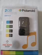 NEW POLAROID MUSIC & VIDEO PLAYER 2GB MP3 PLAYER PMP151-2 LCD DISPLAY