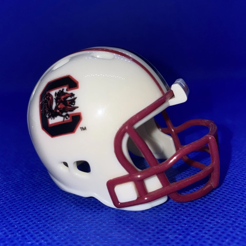 South Carolina Gamecocks Pocket Pro Helmet NCAA College Football Red Face Mask - Image 2 of 4