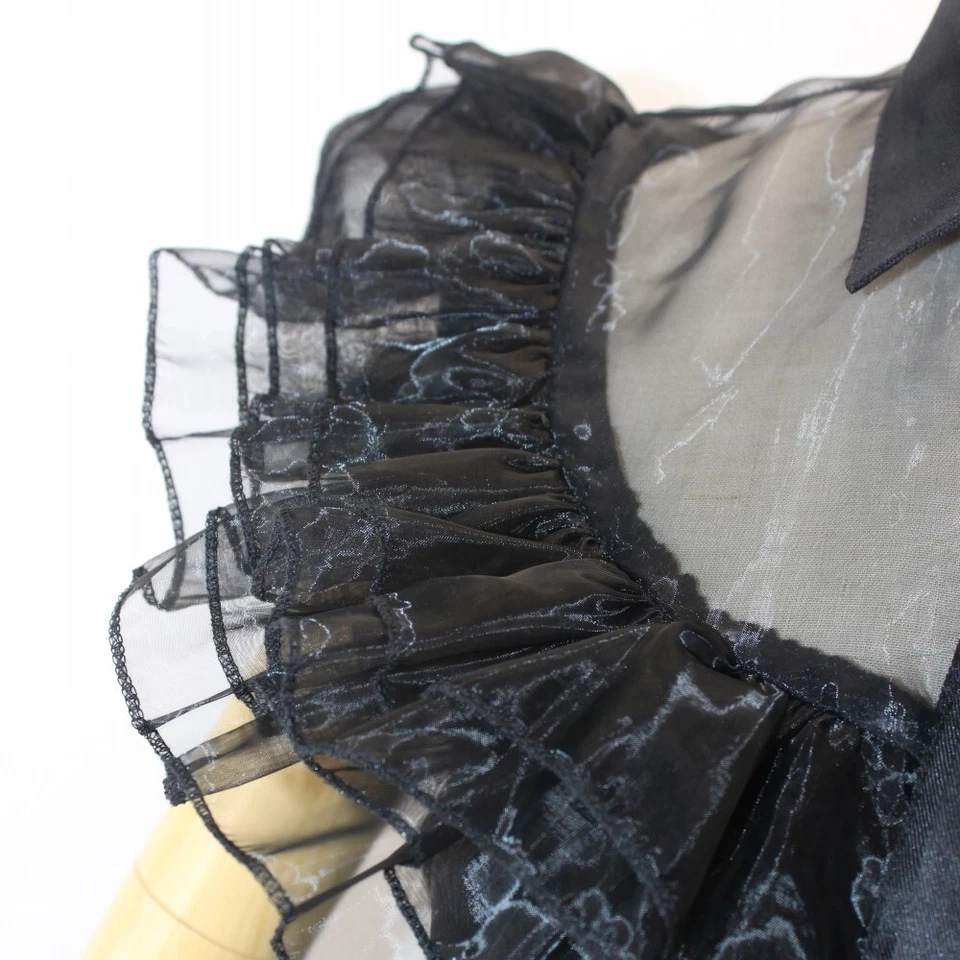 2025 Halloween Girl BLACK DRESS Wednesday Party Costume Fancy Dress 110-160 - Image 3 of 4