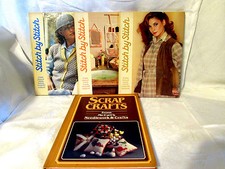 Stitch by Stitch Sewing Knitting Crochet Needlecraft Scrap Crafts Book Lot