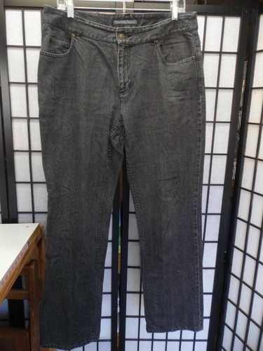 Liz Claiborne Straight Leg Black Jeans 