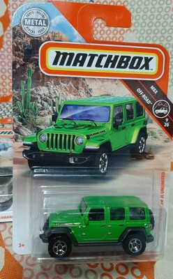 matchbox jeep wrangler unlimited