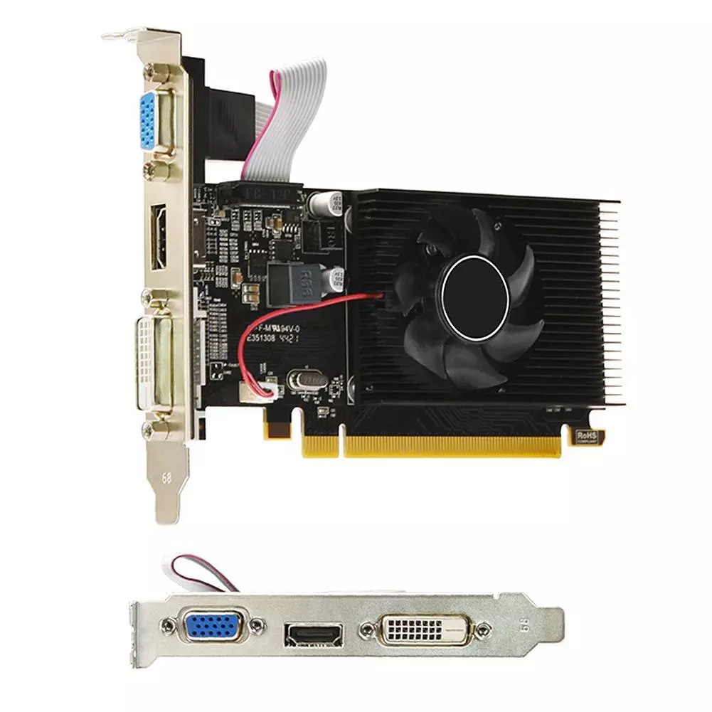 R5 230 2G 64bit Computer Graphics Card PCI E for Daily Office Web Browsing Games