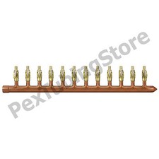 12 Port 1/2" PEX Manifold w/ Valves by Sioux Chief 672XV1210 SWEAT (R)