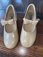 Balera Girls Tap Shoes Tan Size 2.5A