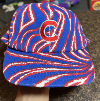 Vintage Chicago Cubs Zubaz Style Twins Hat Cap Baseball MLB USA Sports OSFA 