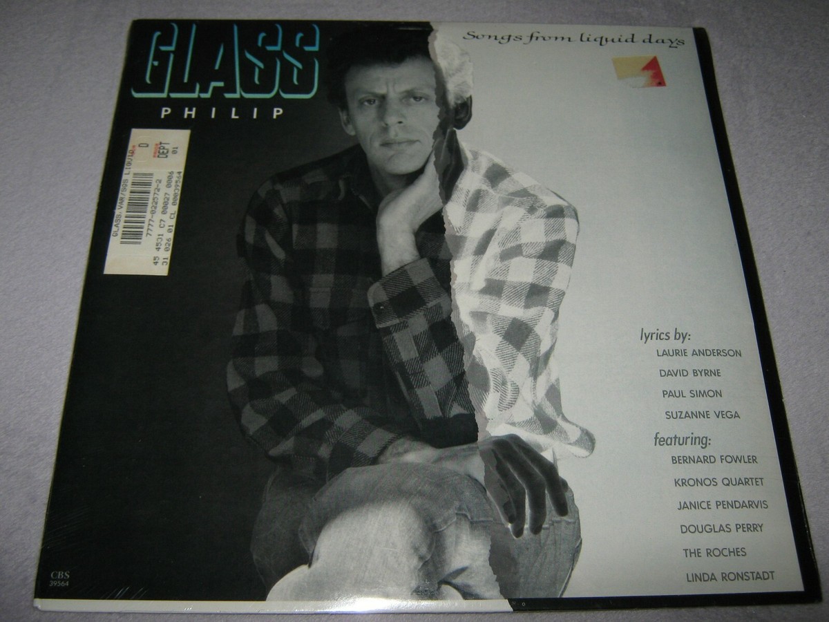 PHILIP GLASS Songs From Liquid Days ORIGINAL SEALED LP Linda