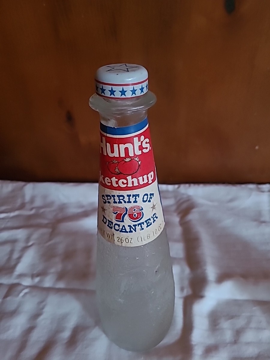 Hunt's ketchup bottle spirit of seventy sixty Decanter twenty six