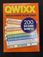 Qwixx Mixx Score Pads 200 Sheets Dice Game Accessory Gamewright Family Expansion