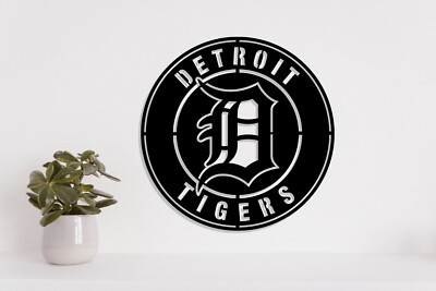 Detroit Tigers Badge Laser cut vector file dxf, svg, eps. ai, pdf, png