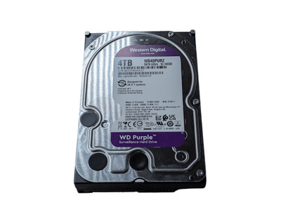 Western Digital 4TB WD40PURZ Purple SATA 6Gb/s 3.5  Surveillance Hard Drive