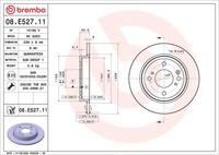 Brembo 2X Bremsscheiben Ø 350 Gelocht/Innenbel. FüR Dodge Durango Jeep Grand