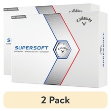  2 pack Callaway Golf 2023 Supersoft Golf Ball-White 12pk