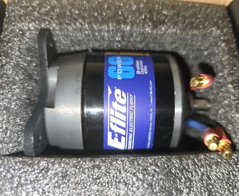 Eflite~ E-flite Power 60 Brushless Outrunner RC Airplane Motor 400kv EFLM4060A   - Image 2 of 4