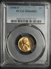1940 S PCGS MS-66 RD Lincoln Wheat Cent