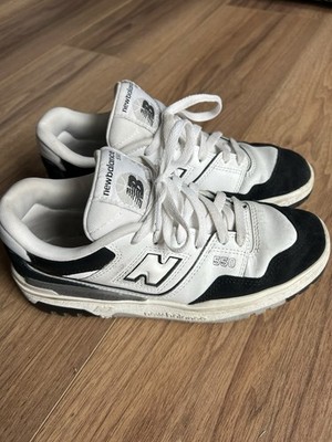 New Balance 550 Men's Low Top Sneakers Black/White, Size 6.5
