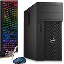 Dell 3620 Gaming Tower PC i5-6th 32GB 1TB SSD 1TB HDD NVIDIA RGB-KB M WiFi Win11