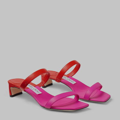 Jimmy Choo Women's Kyda 36 Color Block Slide Sandals NWT