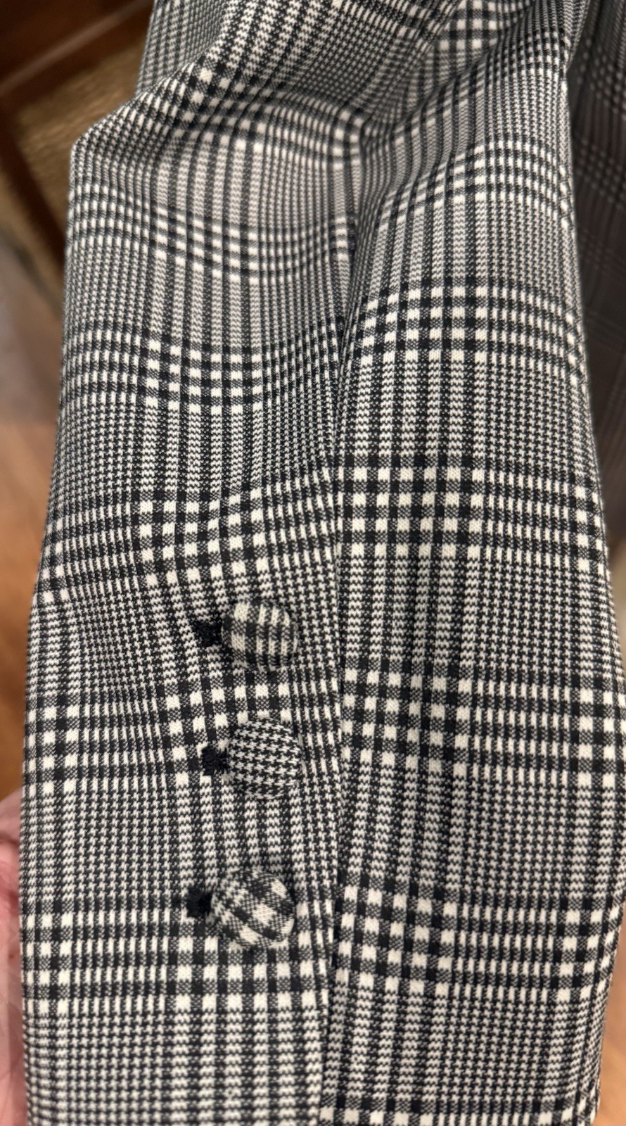 JUniors Sz Small Blazer Jacket Double Button Faux… - image 4