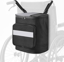 Rollstuhltasche hinten 13L 3 F&auml;cher reflektierend 29 x 25 x 18 cm f&uuml;r Rollstuhl