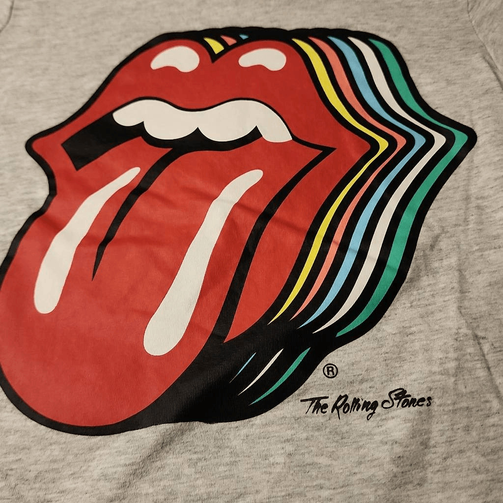 H&M The Rolling Stones Light Gray Tshirt with Graphics Toddler Size 1 1/2- 2 Yea thumbnail 2
