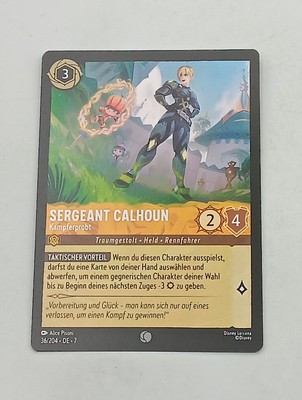 Disney Lorcana TCG Einzelkarte Sergeant Calhoun NM