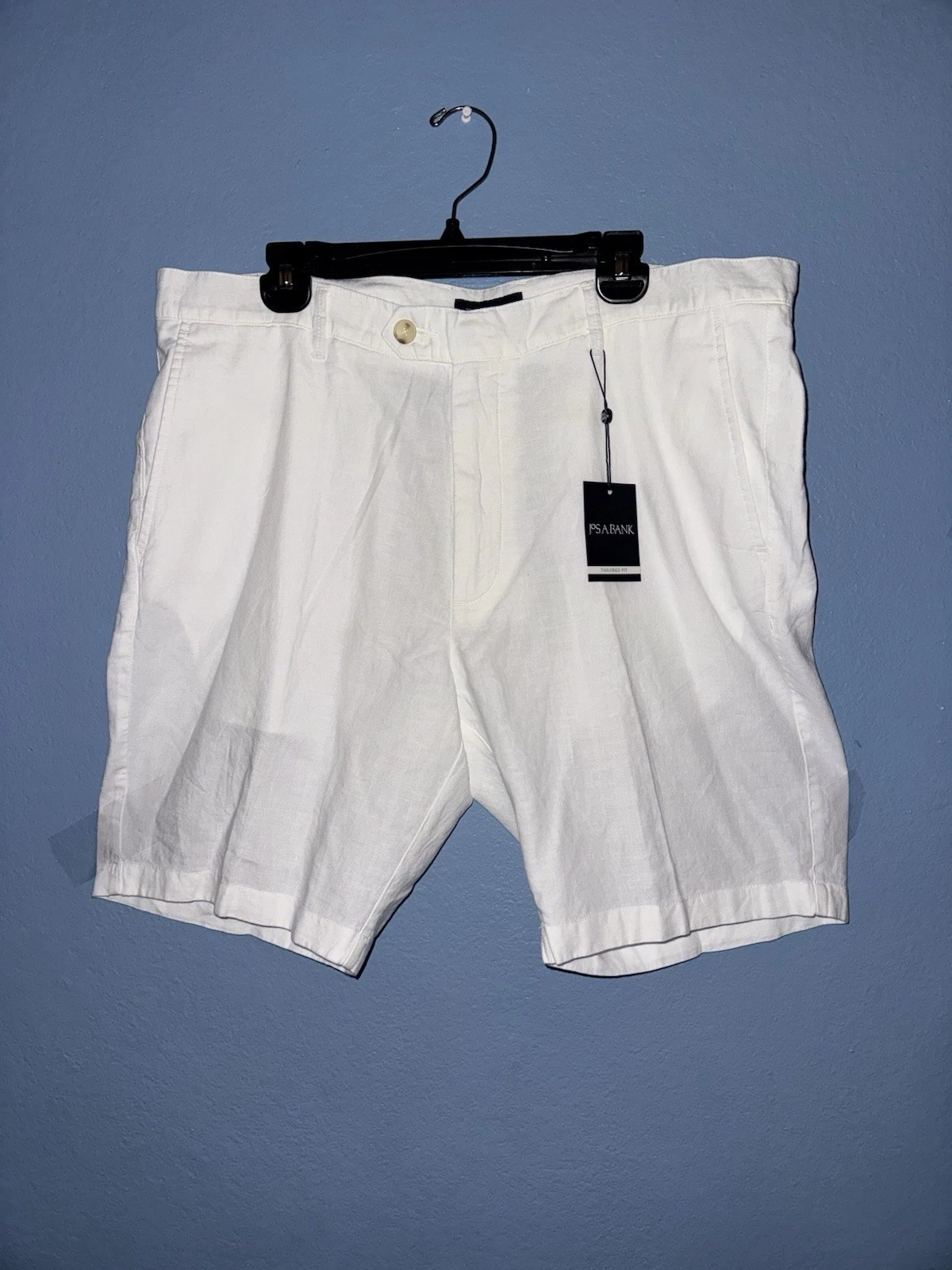 Jos. A. Bank Tailored Fit Linen-Cotton Shorts – Size 38