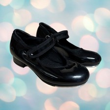 Toddler Girl  s Black Dance Tap Shoes Size 11