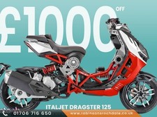 ItalJet Dragster 125 Was £4999 Now £3499