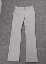 Express Pants Womens 8 Long Gray Editor Barely Boot Low Rise Stretch Trouser